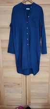 Oversized Closed Hemdblusenkleid Tunika Kleid...