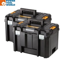DeWalt DWST1-71195 TSTAK VI Deep Tool Storage Box (No Tote Tray) Twin Pack