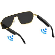 Men Women Bluetooth AI Smart Glasses Voice Assistant Touch Control Sunglasses