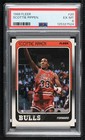 1988-89 Fleer Scottie Pippen (Name Misspelled as Pippin on Back) PSA 6 Rookie RC