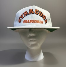 Vintage Rare NCAA Syracuse Orangemen New Era Snapback Hat 90s Official Cap READ