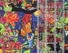 Custom 100 Cotton Woven Fabric Disney Lion King By The 1/4 Yard 9x56