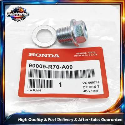 #ad OEM Oil Pan Drain Bolt Plug With Washer 90009 R70 A00 fit 1991 2025 Honda Acura $10.99