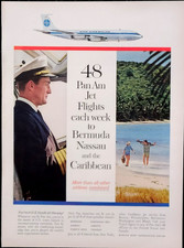 Pan Am Airlines Original 1960 Vintage Print Ad The Caribbean Wall Art