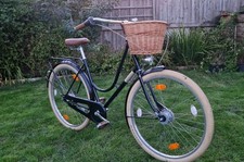 Creme Holymoly Doppio Jet Black Size M Ladies Duch City Bike 7 Speed 28' wheels