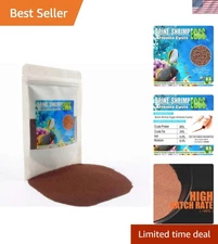90% Hatch AAA Brine Shrimp Eggs 0.5 OZ - High Protein Aquatic Food