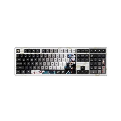 ''Lonesome Transcendence Shenhe Mechanical Keyboard - Kailh Aurora Ice Cream S...