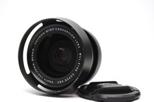 Fujifilm Fujinon Wide Conversion Lens WCL-X100 Black w/ JJC Hood