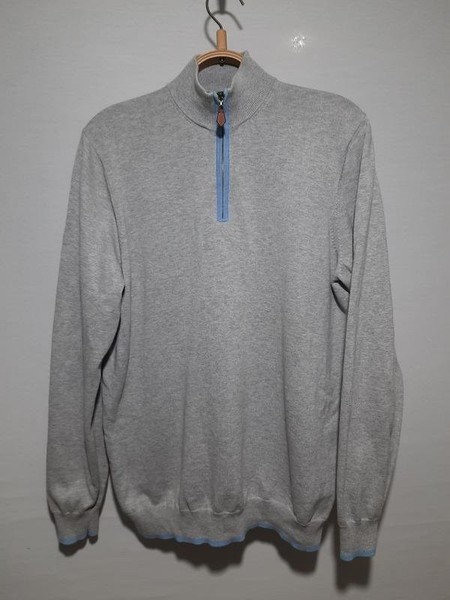 Men Chester Sweater Grey Cashmere 40 /L / 48