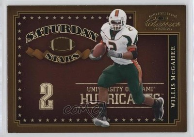 2006 Donruss Classics Saturday Stars Gold /100 Willis McGahee #SS-16 0q3