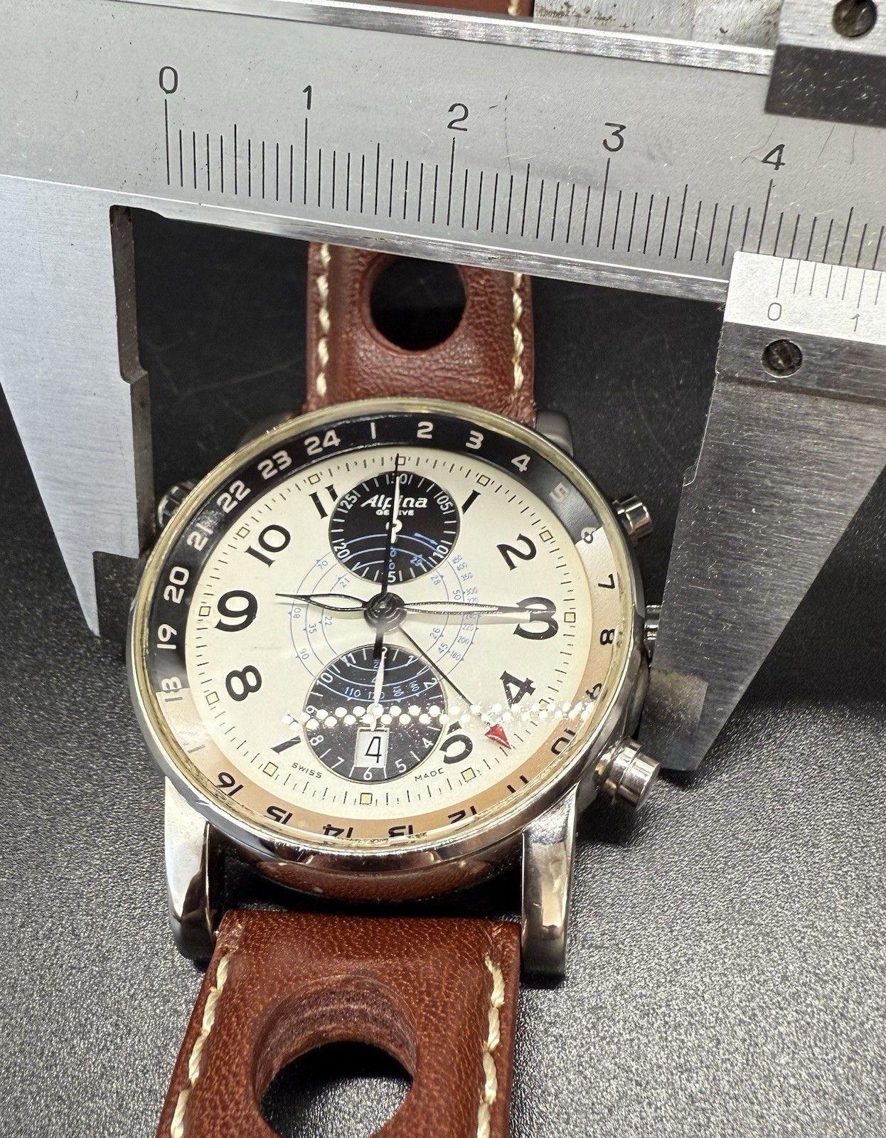 Alpina Startimer Chronograph Automatic Panda Dial… - image 6