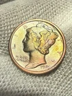 1920 Mercury Silver Dime CHOICE AU+ High Grade Toned