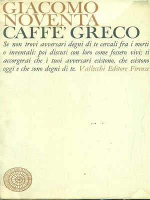 GRIECHISCHER KAFFEE NEUNZIG GIACOMO VALLECCHI 1969 KULTUR UND ZEIT