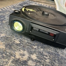 Vintage Kodak Carousel 750H Slide Projector Tested With Remote Power Cord Video
