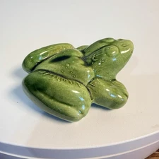 Anatomically Correct Frog Risqué Naughty Female 2 1/2” Ceramic