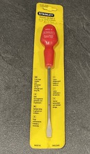 Large Vintage Red Handled Stanley 5000 Series Flat Screwdriver 150 x 8mm 5006/6