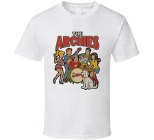 The Archies Fictional Band Caricature Fan T Shirt