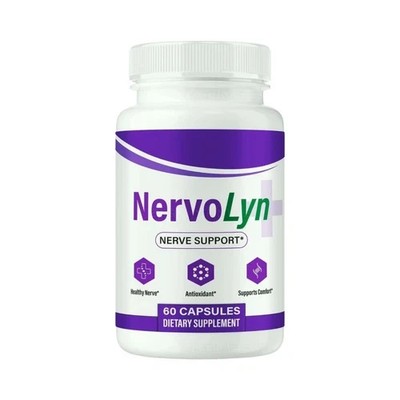 NervoLyn Capsules - Nervolyn Overall Nerve Wellness Support - 60 Caps