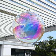 Yescom 32" Big Shinny Inflatable Mirror Ball Reusable Wedding Event Iridescent