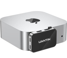 6-in-1 Mac Mini Expansion Dock Hub 10Gbps USB-C A, SD/TF Card Reader, High-S