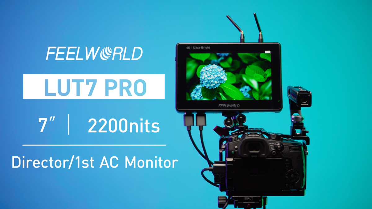 FEELWORLD LUT7 PRO 7 inch DSLR Camera Field Monitor 2200nit Touch
