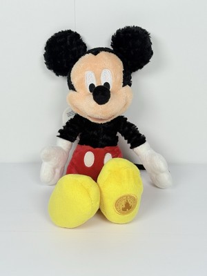 Disney Parks Authentic Original Mickey Mouse Small Plush Stuffed Toy With OG Tag