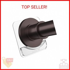 BRIOFOX Extra-Large Adhesive Shower Curtain Rod Holder  No Drilling  Invisible