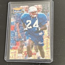 SkyBox 1995 Premium Ty Law Rookie #177 New England Patriots NFL Football Card. rookie card picture