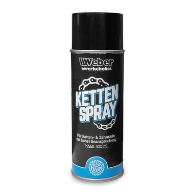 Weber Kettenspray 400 ml Kettenfett Fettspray Motorrad Kettenöl Kette MX Spray - Bild 1 von 2
