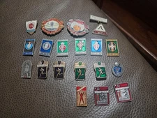 Vintage Russian USSR Collection  Athletic Sports Pin Badges (1970-1990s) Medals