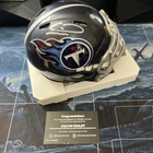 Calvin Ridley Tennessee Titans Autographed Riddell Speed Mini Helmet