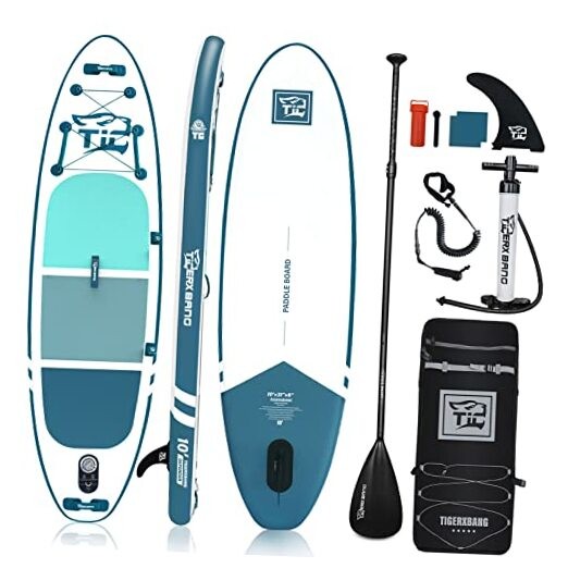 Premium Inflatable SUP Board with Complete Allround Paddle Accessories