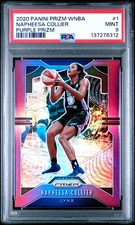 PSA 9 Napheesa Collier 2020 Panini Prizm Wnba Purple Prizm #1 /125