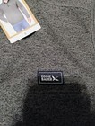 Eddie Bauer Men’s Gray Fleece Knit Mock Neck Snap Pullover Sweater Pockets S — photo 6