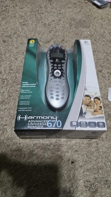 NEW LOGITECH Harmony 670 Programable Advanced Universal Remote LCD Display