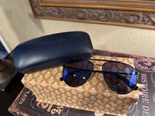 LACOSTE-Sunglasses/Hardcase- L177S-Classic Aviator Frame-Excellent-Quality-A  