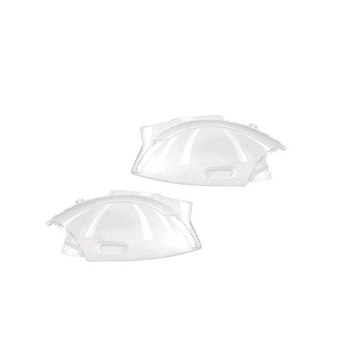 Capot moteur adaptable zip 50 carénage blanc de remplacement