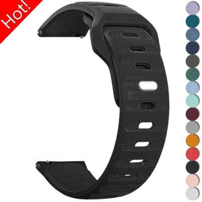 #ad #ad 20mm 22mm Sport Silicone Watch Band Universal Quick Release Wrist Strap $5.65