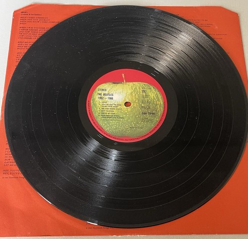 THE BEATLES : Red 2 x Double Album : apple 🍏 1962 -66 original compilation - Picture 8 of 11