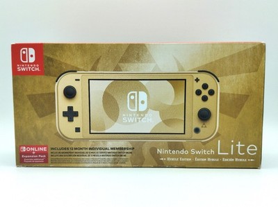 Nintendo Switch Lite Hyrule Edition Zelda Gold