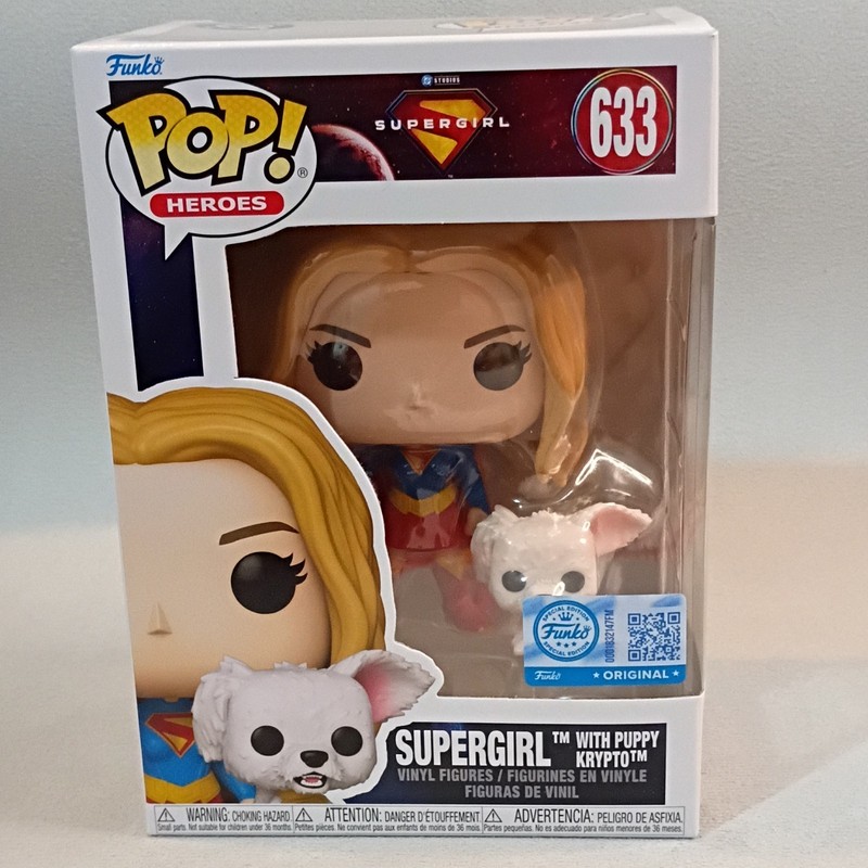 Funko Pop! Vinyl: DC Universe - Supergirl with Puppy Krypto - (Exclusive) #633