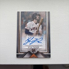 2023 TOPPS MUSEUM COLLECTION!  KYLE TUCKER!  ON-CARD AUTO!  #/299!  ASTROS!