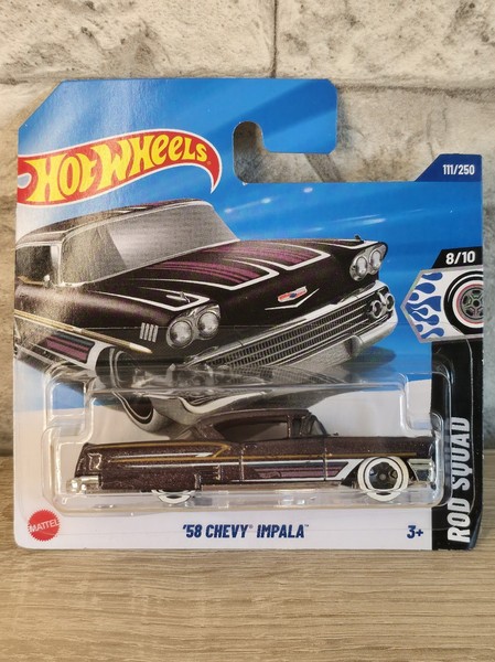 Hot Wheels '58 Chevy Impala, 2025, Rod Squad, 111/250, Neu & Ovp, Versandrabatt-image