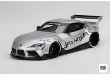 1/18 Scale Pandem GR Supra V1.0 Silver Car TOP SPEED Series Japan