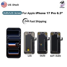 LCD/OLED Display Touch Screen Replacement For Apple iPhone 17 Pro 6.3''