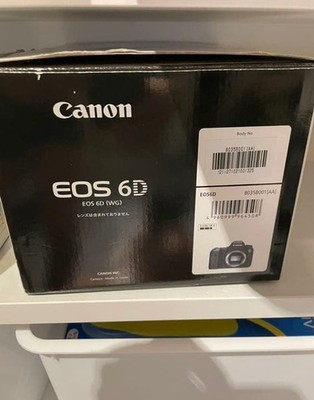 Canon EOS 6D Digital SLR Camera Body 20MP Full Frame Black 2018 Model