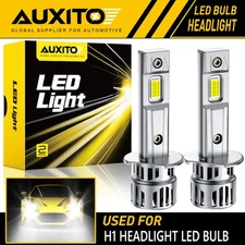 AUXITO H1 LED Headlight Bulb High Low Beam 6500K Headlamps Kit Super White M6SEA