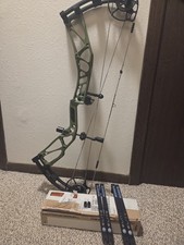 2022 RH Elite Enkore compound  bow 70# OD GREEN W/ Extra Limbs, Bodoodle Rest