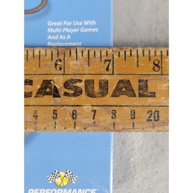 Performance Super Pad 8 Controller for Sega Saturn Black Blue Wired P-400 1997