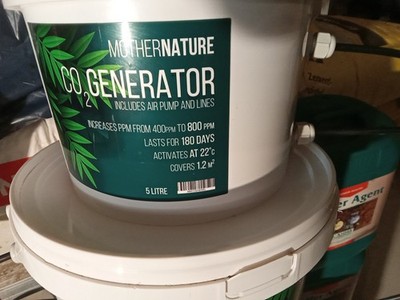 MotherNature CO2 Generator 5L - Max Erträge, 6 Monate, Growbox ohne Luftpumpe